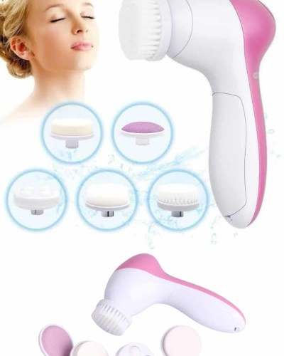 5 Başlıklı Cilt Temizleme Cihazı Ultra Kaliteli Yumuşak Kırşıklık Karşıtı