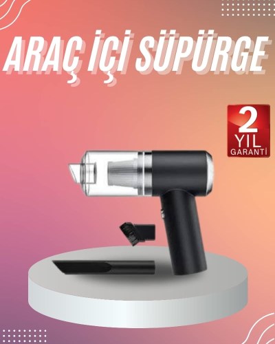 Şarjlı Çok Fonksiyonlu El Süpürgesi Mini Vakumlu Araç Süpürgesi