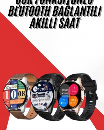 Yeni Nesil Akıllı Saat 1.5 Inç Amoled Ekran Çağrı Cevaplayabilen