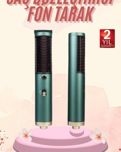 Saç Düzleştirici Fön Makinesi Saç Fırçası Profesyonel Üflemeli