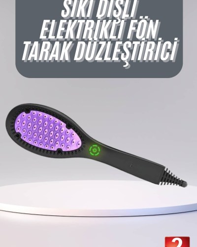 Fön Etkili Elektrikli Sıkı Dişli Taşınabilir Saç Düzleştirici Isı Ayarlı