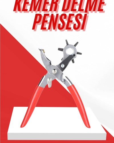 Kemer Delme Pensesi 6 Farklı Boyutta Kemer Delici Ev Deri Kemer
