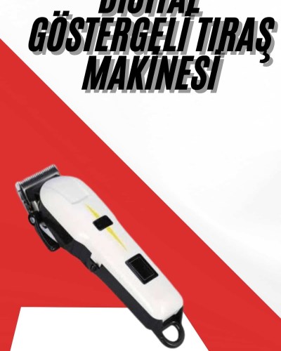 Profesyonel Şarjlı Tıraş Makinesi Turbo Kablosuz Saç Kesme Makinesi