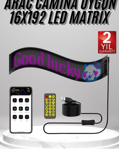 Matrix Led Dijital Ekran Kumandalı LED Ekran Yazı