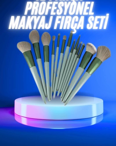 13 Parça Makyaj Fırça Seti Far Kontür Aydnlatıcı Fırçası İz Bırakmaz Hafif ve Yumuşak
