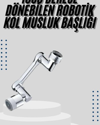 Mutfak Musluk Başlığı 1080 Derece Dönebilir Oynar Başlıklı Musluk Aparatı