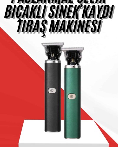 Saç Sakal Ense Paslanmaz Çelik T-Bıçak Vücut Tıraş Makinesi