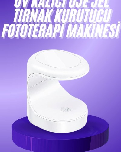 Seyehat Tipi Mini Oje Kurutucu Ultraviole Mor Işık Protez Tırnak Kurutucu