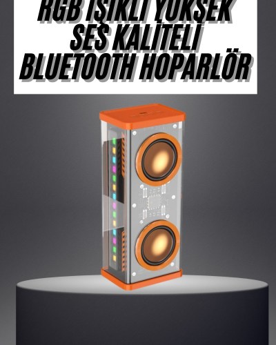 Rgb Işıklı Hoparlör Taşınabilir Hoparlör Kablosuz Bluetooth 5.0 Bağlantı