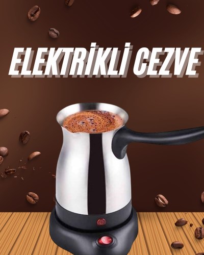 Elektrikli Türk Kahvesi Makinesi Elektrikli Cevze Telveli