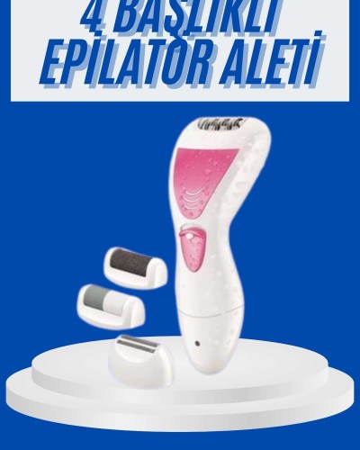 Profesyonel 4in1 Çok Amaçlı Epilasyon Aleti Şarjlı Pratik Taşınabilir