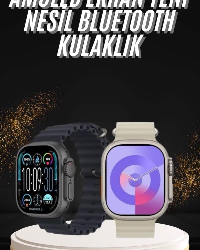 Uyku ve Sağlık Takibi Yapabilen GPS Uyumlu Plastik Kordonlu Akıllı Saat