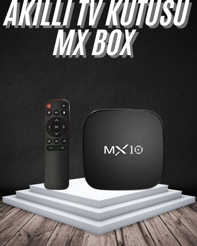Akıllı TV kutusu Mx Box Android 7.1 TV kutusu 2.4G Wifi