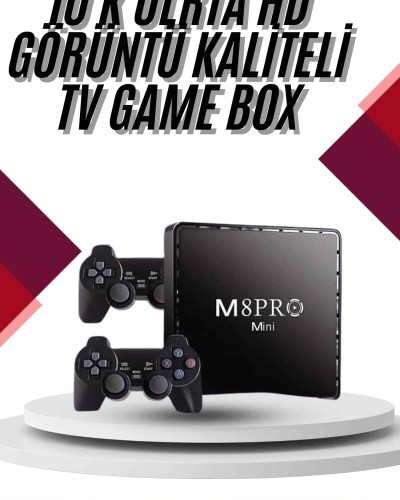 10K Ultra Hd Video Oyun Konsolu Android Tv Box 2.4g Game Stick