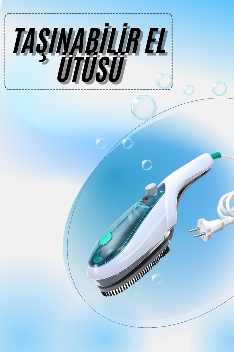 Profesyonel Buharlı 1500 W El Seyahat Ütüsü Pratik Ütü Kolay Taşıma