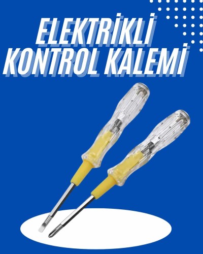 Çift Uçlu Kontrol Kalemi Elektrik Test Kalemi Şeffaf
