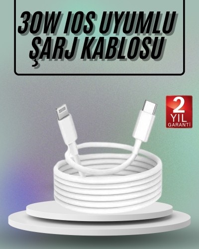 İOS Uyumlu 8 X Xs Xr 11 12 13 14/Pro Max Mini Plus Şarj Kablosu
