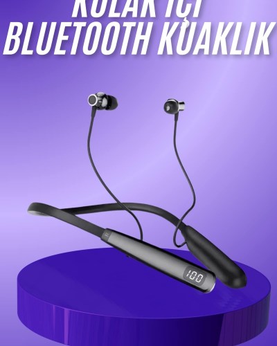 Bluetooth Kulaklık Şarj Göstergeli 100 Saat Şarj Kapasiteli Sporcu Kulaklık