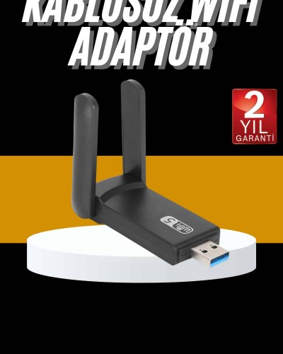 Mbps Wifi Alıcı Kablosuz Wifi Adaptörü Çift Band Çift Antenli