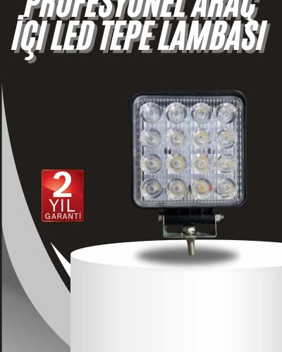 Oto Lamba 10 Led Işık Ayarlanabilir Yüksek Aydınlatmalı Beyaz Far