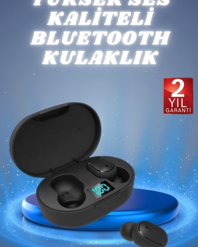 Bluetooth Kulaklık TWS Yüksek Ses Kaliteli Kesintisiz Dijital Göstergeli Kulaklık