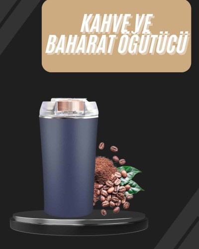 Dayanıklı Paslanmaz Çelik Kolay Kullanım Kahve Ve Baharat Öğütücü
