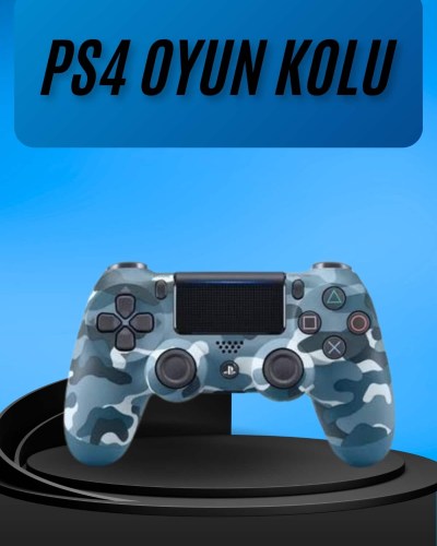 PS4 Joystick Oyun Kolu Titreşimli Uzun Pil Ömrü USB Şarj Kablolu