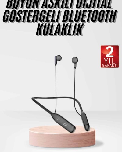 Kablolu Kulak İçi Bluetooth Kulaklık 100 Saat ANC Özellikli Boyun Bantlı