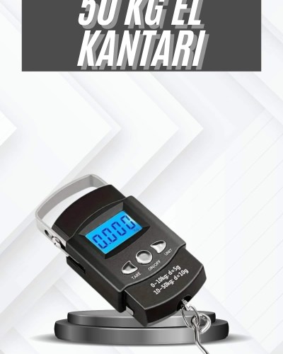 Profesyonel El Terazisi El Kantarı 50 Kg Dijital Göstergeli Tartı