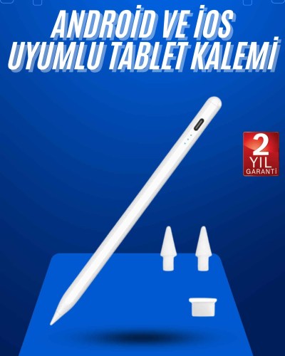 Dokunmatik Kalem Tablet Kalemi Çizim Stylus Kalem Yedek Uçlu