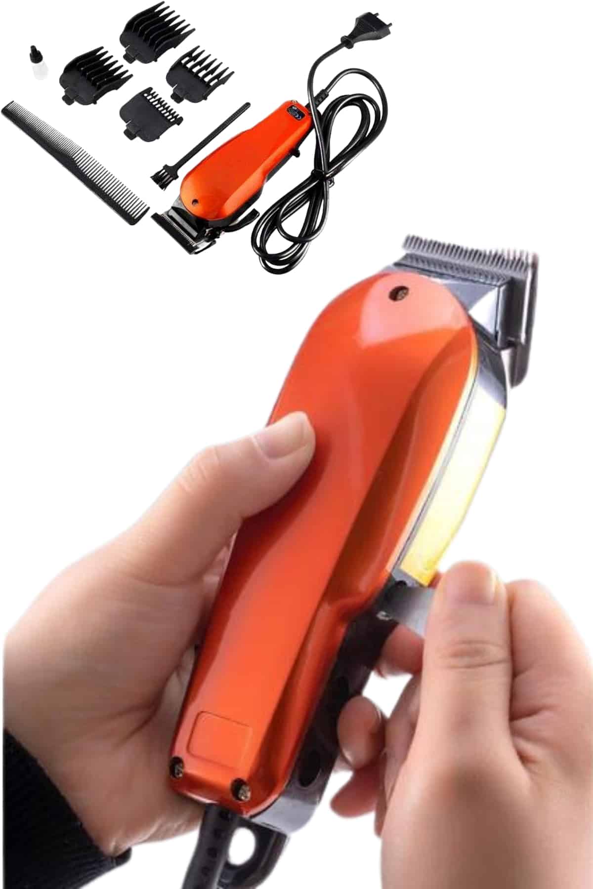 Tıraş Makinesi Paslanmaz Çelik Bıçaklı Tıraş Makinesi Taşınabilir Seyahat Tipi - Görsel 4
