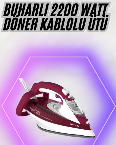 2200W Seramik Kaplama Estetik Tasarımı 360 Derece Dönebilir Kablosu