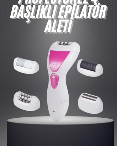 Şarjlı Epilasyon Cihazı Çok Başlıklı Ayak Bakımına Uygun Epilatör Aleti
