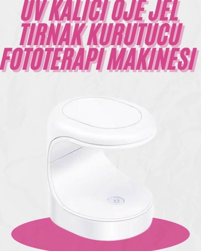 Kalıcı Oje Kurutucu Mini UV Işınlı Taşınabilir Hızlı ve Pratik Oje Kurutucu