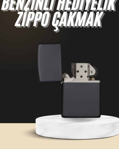 Erkeklere Özel Hediyelik Eşya  Metalik Benzinli Çakmak Doldurulabilir