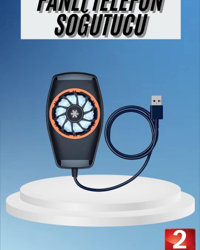 Telefon Soğutucu Fan Güçlü Motor Radyatör Cep Telefon Soğutma