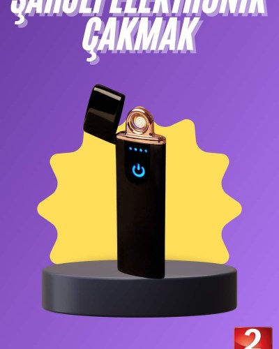 USB Şarjlı Alevsiz Çakmak Elektronik Çakmak Kamp Çakmağı