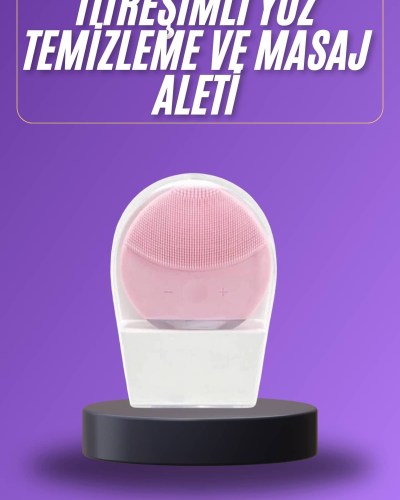 Titreşimli Yüz Masaj Aleti Titreşimli Makyaj Temizleme Cihazı