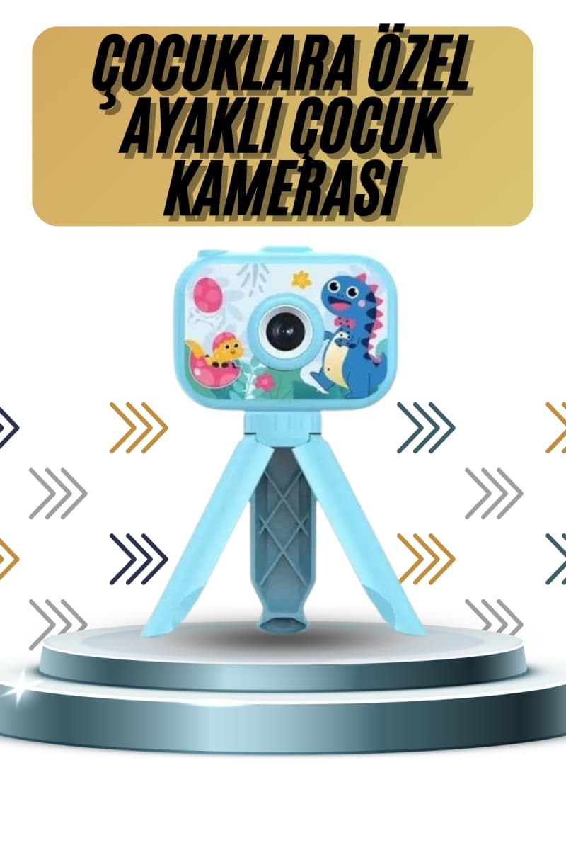 Ayaklı Çocuk Kamerası Tripodlu Mini 1080p Hd Çocuk Kamera