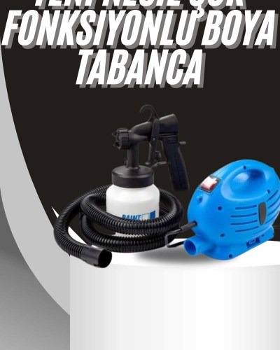 Boya Tabancası Paint Zoom Yeni Nesil Çok Fonksiyonlu Püskürtücü Elektrikli Sprey Tabanca Seti
