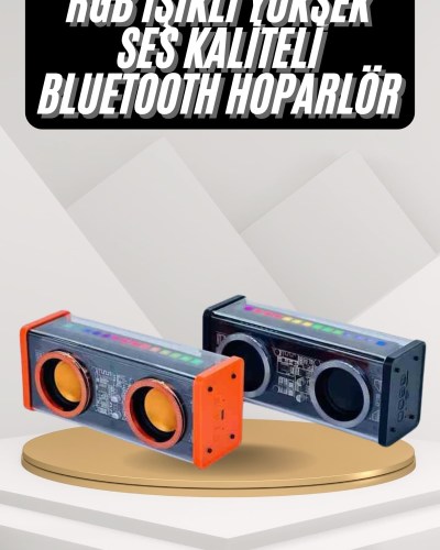 Bluetooth Hoparlör Taşınabilir Hoparlör 5.0 Bluetooth TWS Stereo Kablosuz
