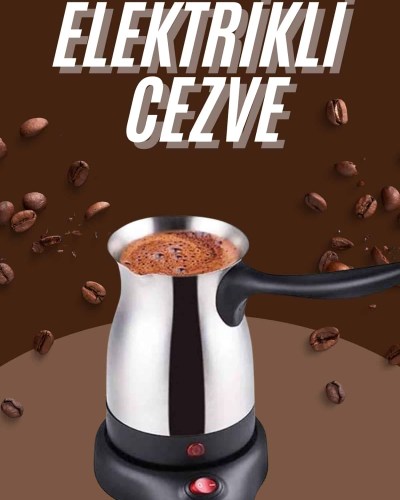 Çelik Kahve Makinesi Cezve 800 Watt Paslanmaz Çelik Türk Kahvesi Makinesi