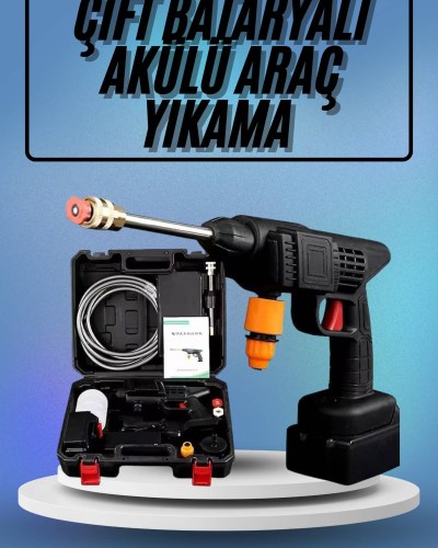 Bahçe Sulama Tabancası Makinesi Yüksek Basınçlı Akülü Yıkama Makinesi