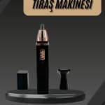 Burun Kulak Kıl Tüy Temizleme Ve Tıraş Makinesi Mini Paslanmaz Çelik