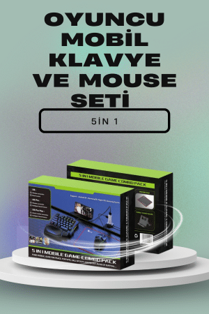 Mobil Oyunlar için Klavye, Mouse ve Dönüştürücü Seti