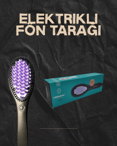 Kompakt Boyutlu Saç Düzleştirme Fırçası – PTC Seramik Teknoloji