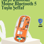 Kablosuz, Sessiz, Ergonomik ve Şarjlı Fare - Gelişmiş Çoklu Cihaz Desteği