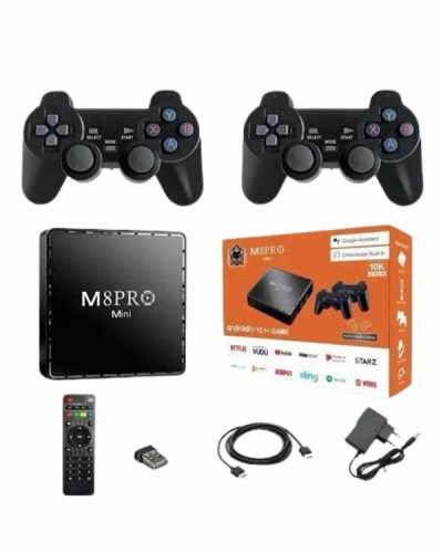 10K Ultra Hd Video Oyun Konsolu Android Tv Box 2.4g Game Stick