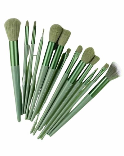 13 Parça Makyaj Fırça Seti Far Fırçası Allık Fırçası Yumuşak Uçlu