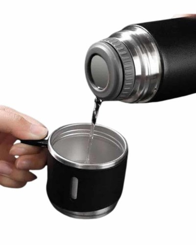 3 Bardaklı Termos Seti Anneler Gününe Özel Hediye Taşınabilir Sızdırmaz Isı Koruyucu